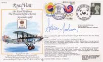Adrian Moorhouse Swimming Olympics Korea Royal Visit Hand Signed FDC