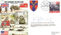 Advance To The Elbe Kenneth Darling Parachute Regiment WW2 Hand Signed FDC