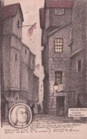 Advocate's Close Edinburgh Medieval Inscriptions Phillimore Scottish Postcard