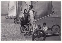 Aeroplage Beach Race in France Lucien Aigner Paris Photo Award Winning Postcard