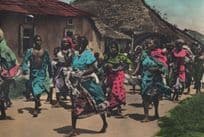 African Street Dance Dar Es Salaam Postcard