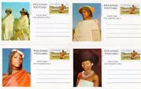 African Women Amazing Hat Fashion 4x PB Postcard s