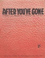 After You've Gone Creamer & Layton 1940s Sheet Music