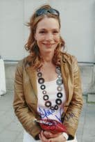 Aglaia Szyszkowitz Austrian Film Actress Giant 12x8 Hand Signed Photo