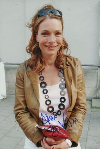 Aglaia Szyszkowitz Austrian Film Actress Giant 12x8 Hand Signed Photo