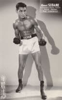 Ahmed Sebane Algerian French Boxing Champion Management Photo Card