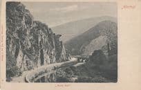 Ahrthal Bunte Kah Winding Mountain Road German Old Postcard
