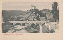 Ahrthal Creuzberg Ahrbruecke German Rhineland Old PB Postcard