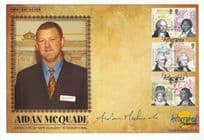 Aidan McQuade Abolition Of Slavery BLM Hand Signed FDC