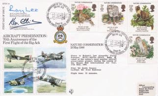 Aircraft Preservation Ken Ellis R Lee MULTI 1986 RAF Hand Signed FDC