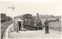 AIX 32646 Approaching Hayling Island Train Old PB Postcard Photo