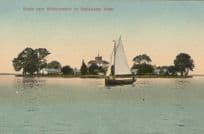 AK Gruss vom Wilhelmstein im Steinhuder Meer German Old Postcard
