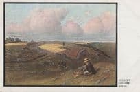 AK Schacht Einsame Weide Antique Painting WW1 Postcard
