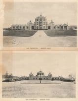 Akron Air Terminal Ohio 2x Old American Postcard Please Read