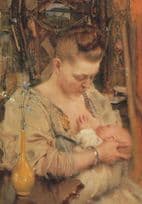 Akseli Gallen Kallela Madonna Finland Painting Postcard