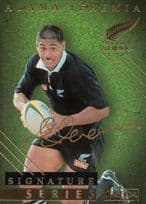 Alama Ieremia New Zealand Signature Rugby Hand Signed Photo Card
