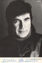 Alan Bates Epic Actor Zorba The Greek Vintage Hand Signed Photo