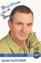 Alan Fletcher Channel 10 Neighbours Hand Signed Cast Card Photo