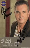 Alan Fletcher Neighbours Hand Signed Cast Card Photo
