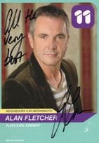 Alan Fletcher Rare Channel 11 Neighbours Hand Signed Cast Card Photo