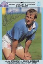 Alan Goodhew North Auckland New Zealand Rugby Hand Signed Rugby Photo