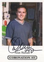 Alan Halsall Coronation Street Hand Signed Cast Card Photo
