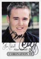 Alan Halsall Coronation Street Hand Signed Cast Card Photo (1)