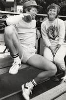 Alan Jones 1980s Tennis Coach Virginia Wade 8x6 Press Photo