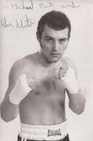 Alan Minter Boxing Champion Hand Signed Vintage Photo