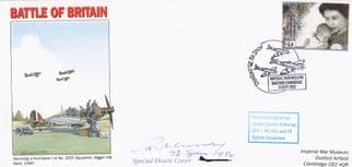 Alan Murray 73 Squadron WW2 Veteran LTD TO 20 Hand Signed FDC