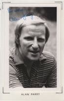 Alan Parry Sports Commentator Vintage Hand Signed Photo