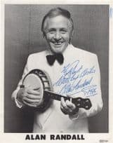 Alan Randall George Formby Impersonator Worn Hand Signed Photo