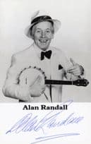 Alan Randall Historic George Formby Impressionist Hand Signed Photo