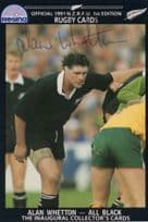 Alan Whetton New Zealand Rugby All Blacks Hand Signed Rugby Photo