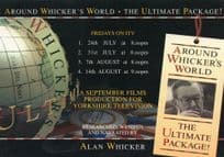 Alan Whicker Around Whickers World Hand Signed Postcard