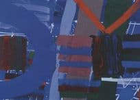 Albert Irvin Blue Anchor Royal Academy Of Arts Painting Postcard