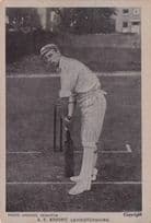 Albert Knight Leicester Cricket Legend Old Worn Real Photo Postcard
