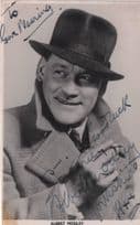 Albert Modley Old Music Hall Comedian Vintage Hand Signed Photo