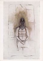 Alberto Giacometti Caroline Tate Gallery London Painting Postcard