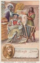 Albrecht Durer German Painter Printed Signed Bendorps Postcard Old Trade Card