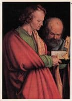 Albrecht Durer Johannes & Petrus German Gallery Painting Postcard
