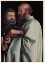 Albrecht Durer Paulus & Markus German Gallery Painting Postcard