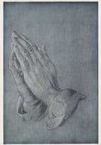 Albrecht Durer The Praying Hands Painting Postcard