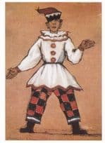 Aleksandr Benois Costume Design For Petrushika In Petrouchka Painting Postcard