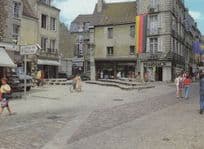 Alencon German Flag Chemists Bicycle French 1980s Postcard