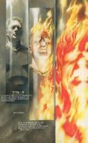 Alex Becoming The Human Torch Marvel Comic Book Postcard