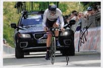 Alex Dowsett British Cyclist 2013 Giro D'Italia 12x8 Hand Signed Photo