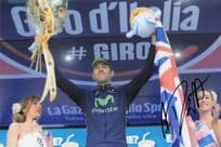 Alex Dowsett GB British Cyclist 2013 Giro D'Italia 12x8 Hand Signed Photo