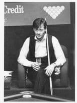 Alex Higgins at Sheffield Crucible 1980s Vintage Press Photo