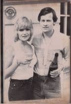 Alex Higgins & Fiance Irish Snooker Champagne 1979 Press 9x7 Photo